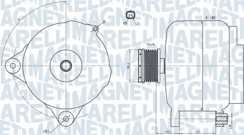 генератор MAGNETI MARELLI 063731876010