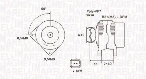 генератор MAGNETI MARELLI 063731877010