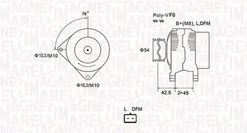 генератор MAGNETI MARELLI 063731879010