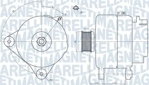 генератор MAGNETI MARELLI 063731887010