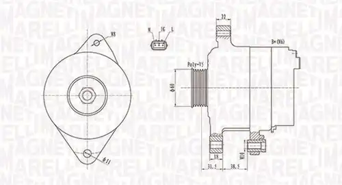 генератор MAGNETI MARELLI 063731893010