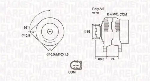 генератор MAGNETI MARELLI 063731905010
