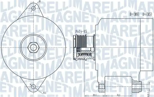 генератор MAGNETI MARELLI 063731909010