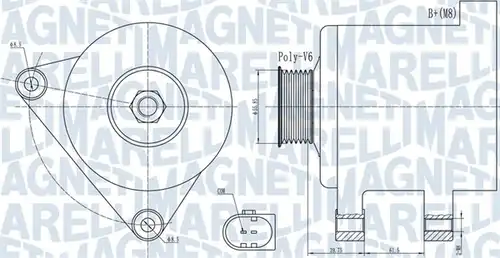 генератор MAGNETI MARELLI 063731910010