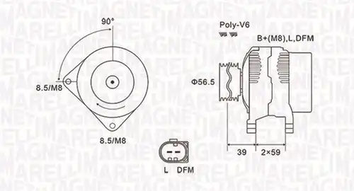 генератор MAGNETI MARELLI 063731911010