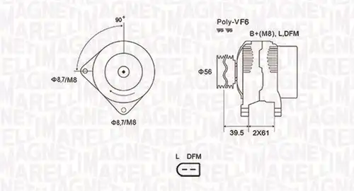 генератор MAGNETI MARELLI 063731912010