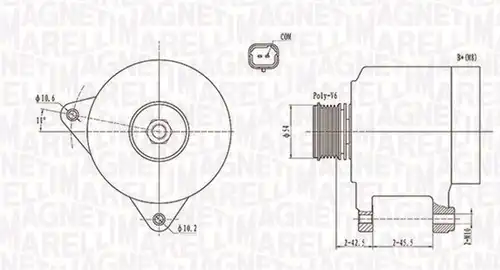 генератор MAGNETI MARELLI 063731914010