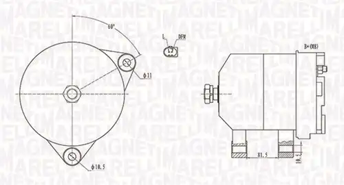 генератор MAGNETI MARELLI 063731915010