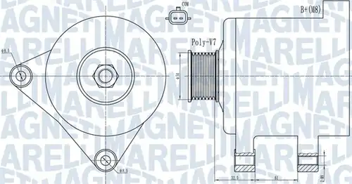 генератор MAGNETI MARELLI 063731918010