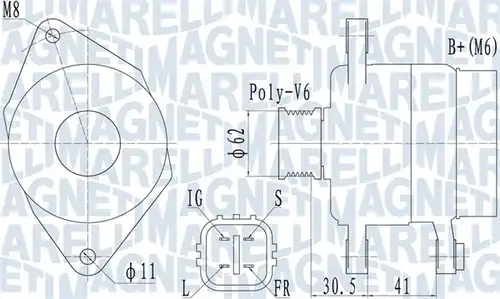 генератор MAGNETI MARELLI 063731930010