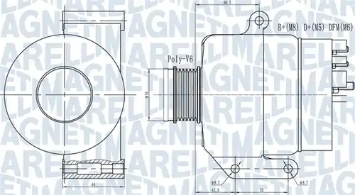 генератор MAGNETI MARELLI 063731935010