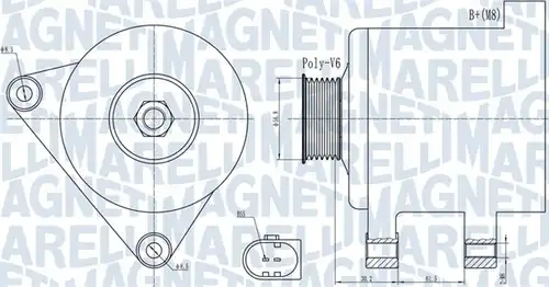 генератор MAGNETI MARELLI 063731937010