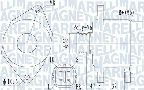 генератор MAGNETI MARELLI 063731942010