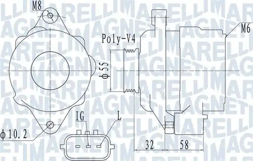 генератор MAGNETI MARELLI 063731943010