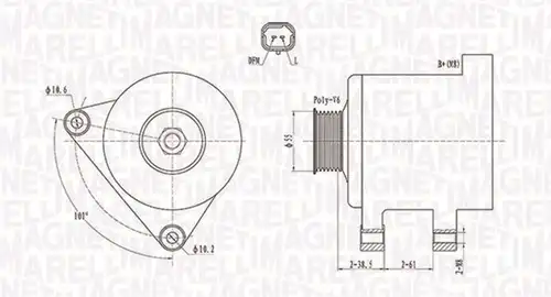 генератор MAGNETI MARELLI 063731944010