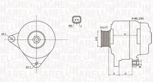 генератор MAGNETI MARELLI 063731959010