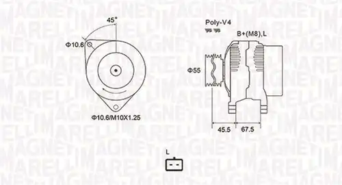 генератор MAGNETI MARELLI 063731963010