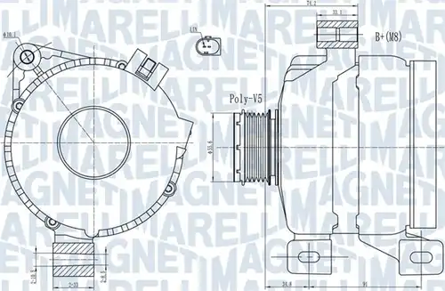 генератор MAGNETI MARELLI 063731967010