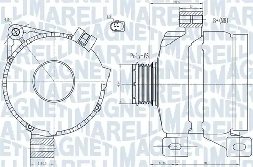 генератор MAGNETI MARELLI 063731968010