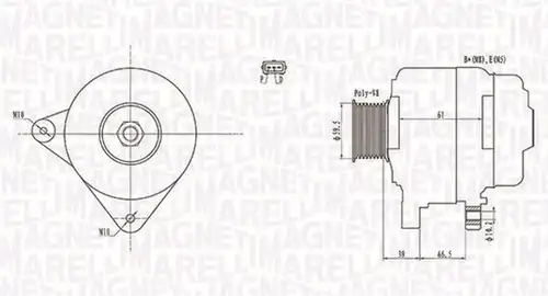 генератор MAGNETI MARELLI 063731972010