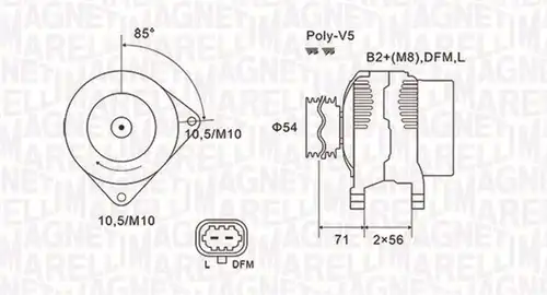 генератор MAGNETI MARELLI 063731973010