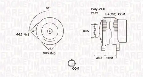генератор MAGNETI MARELLI 063731975010