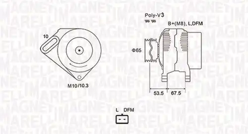 генератор MAGNETI MARELLI 063731976010