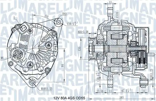генератор MAGNETI MARELLI 063731977010