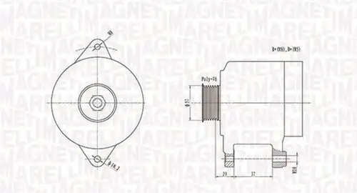 генератор MAGNETI MARELLI 063731978010