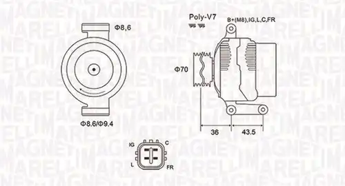 генератор MAGNETI MARELLI 063731980010