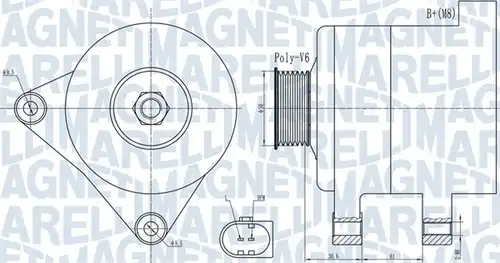 генератор MAGNETI MARELLI 063731985010