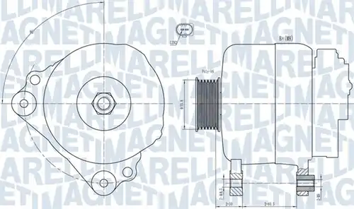 генератор MAGNETI MARELLI 063731992010