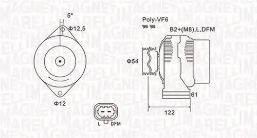 генератор MAGNETI MARELLI 063731994010