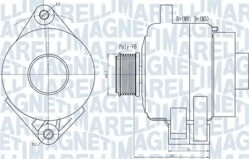 генератор MAGNETI MARELLI 063731995010