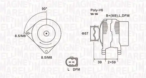 генератор MAGNETI MARELLI 063732002010