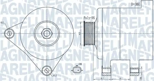 генератор MAGNETI MARELLI 063732003010