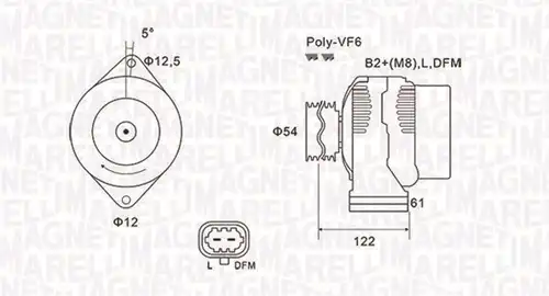 генератор MAGNETI MARELLI 063732005010