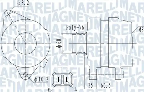 генератор MAGNETI MARELLI 063732010010