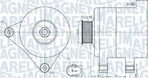 генератор MAGNETI MARELLI 063732011010