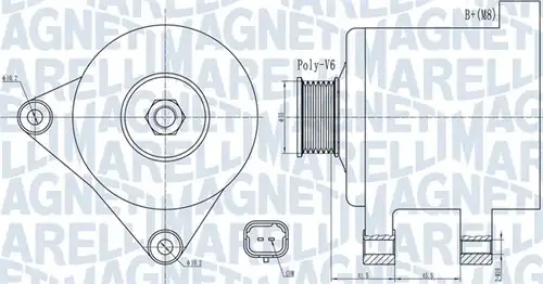 генератор MAGNETI MARELLI 063732015010