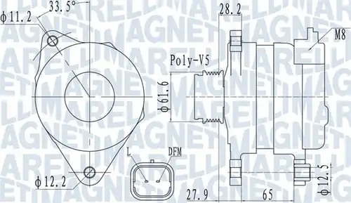генератор MAGNETI MARELLI 063732016010