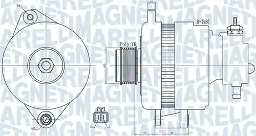 генератор MAGNETI MARELLI 063732018010