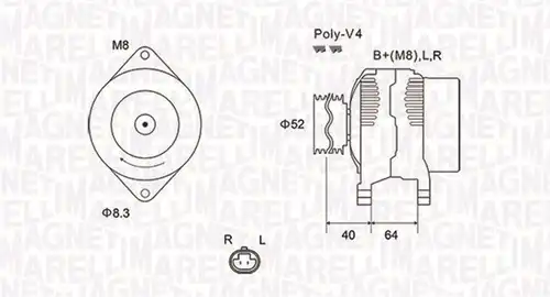 генератор MAGNETI MARELLI 063732023010
