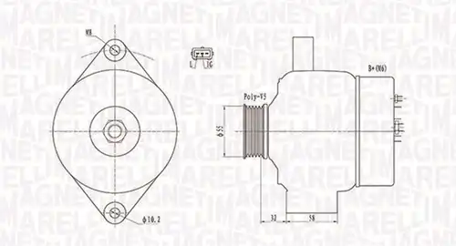генератор MAGNETI MARELLI 063732026010