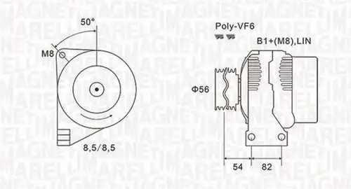 генератор MAGNETI MARELLI 063732028010