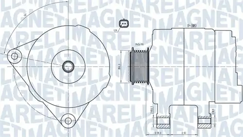 генератор MAGNETI MARELLI 063732033010