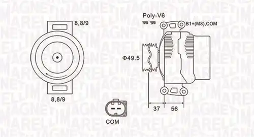 генератор MAGNETI MARELLI 063732038010