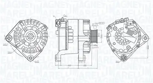 генератор MAGNETI MARELLI 063732041010