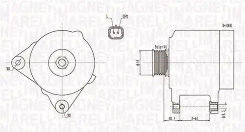генератор MAGNETI MARELLI 063732043010