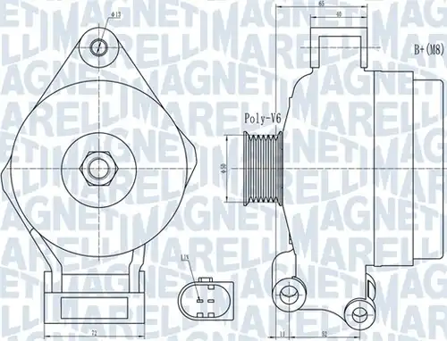 генератор MAGNETI MARELLI 063732044010